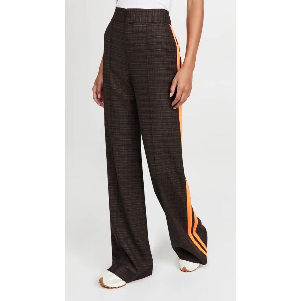 Alice + Olivia Dylan Plaid High Waist Wide Leg Pants - Picture 16 of 16